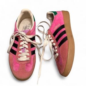 Gucci x Adidas Pink Gazelles